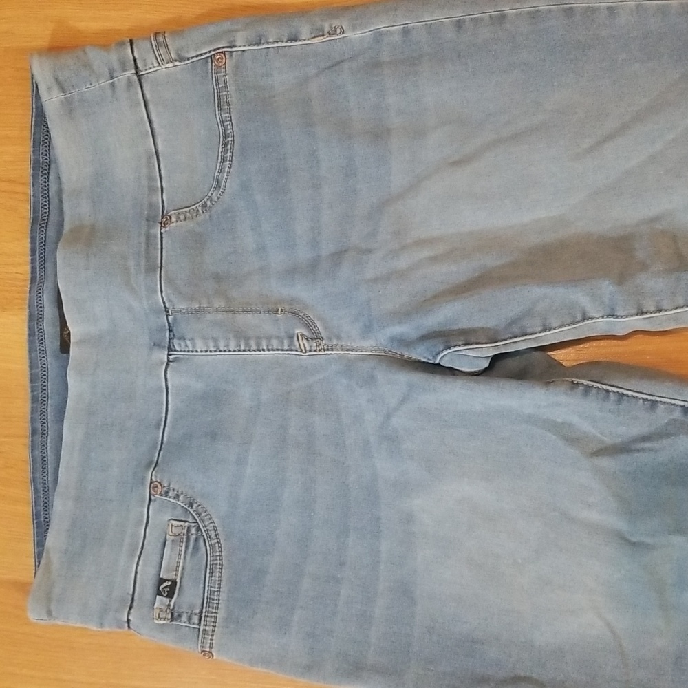 Jordache light blue stretch jeggings size large EUC - Picture 3 of 10